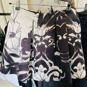 Alice & Olivia Floral Print Mini Skirt